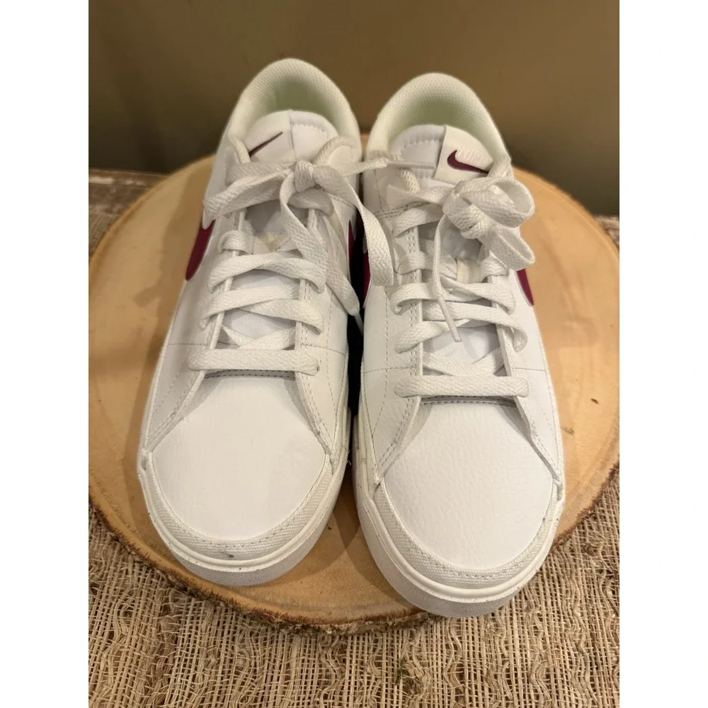 Nike Women Court Legacy Next Nature White Rosewood Sail‎ DH3161 106 Sz-9 New